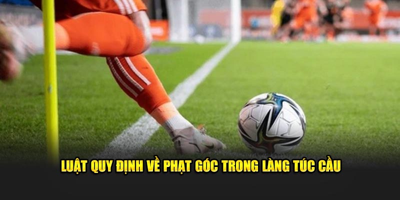 Luật quy định về phạt góc trong làng túc cầu