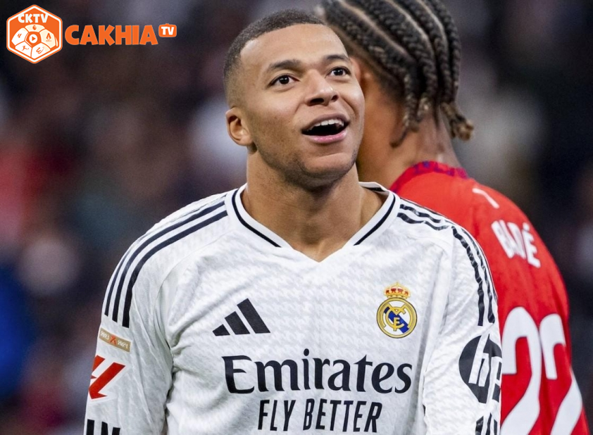 Mbappe đã ghi bàn trong 4 trận liên tiếp cho Los Blancos.