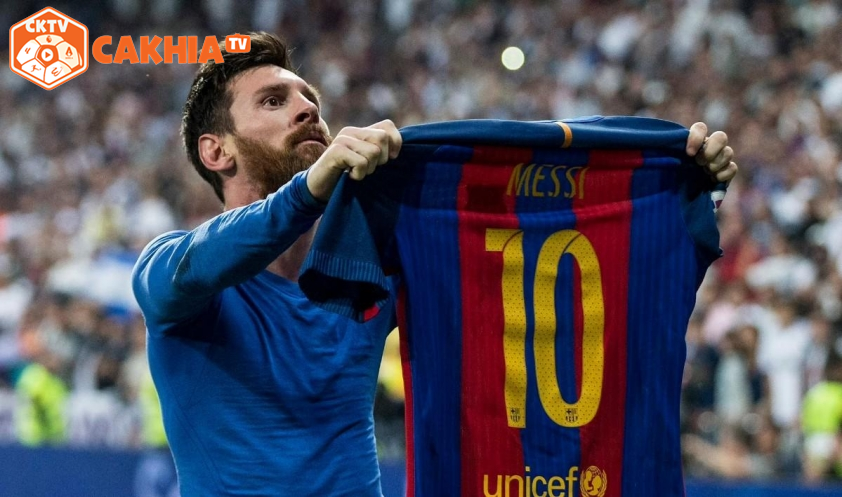 Số 10 đã trở thành biểu tượng của Lionel Messi tại Barcelona.