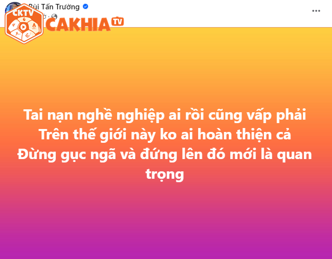 "Phát ngôn của Tấn Trường về những lỗi mà Văn Lâm mắc phải"