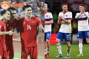 "Địa chỉ xem trực tiếp trận đấu Việt Nam vs Nga: Kênh nào đang phát sóng?"